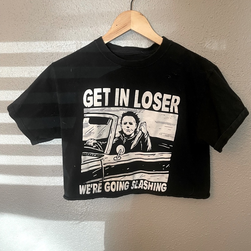 Slasher Halloween crop top